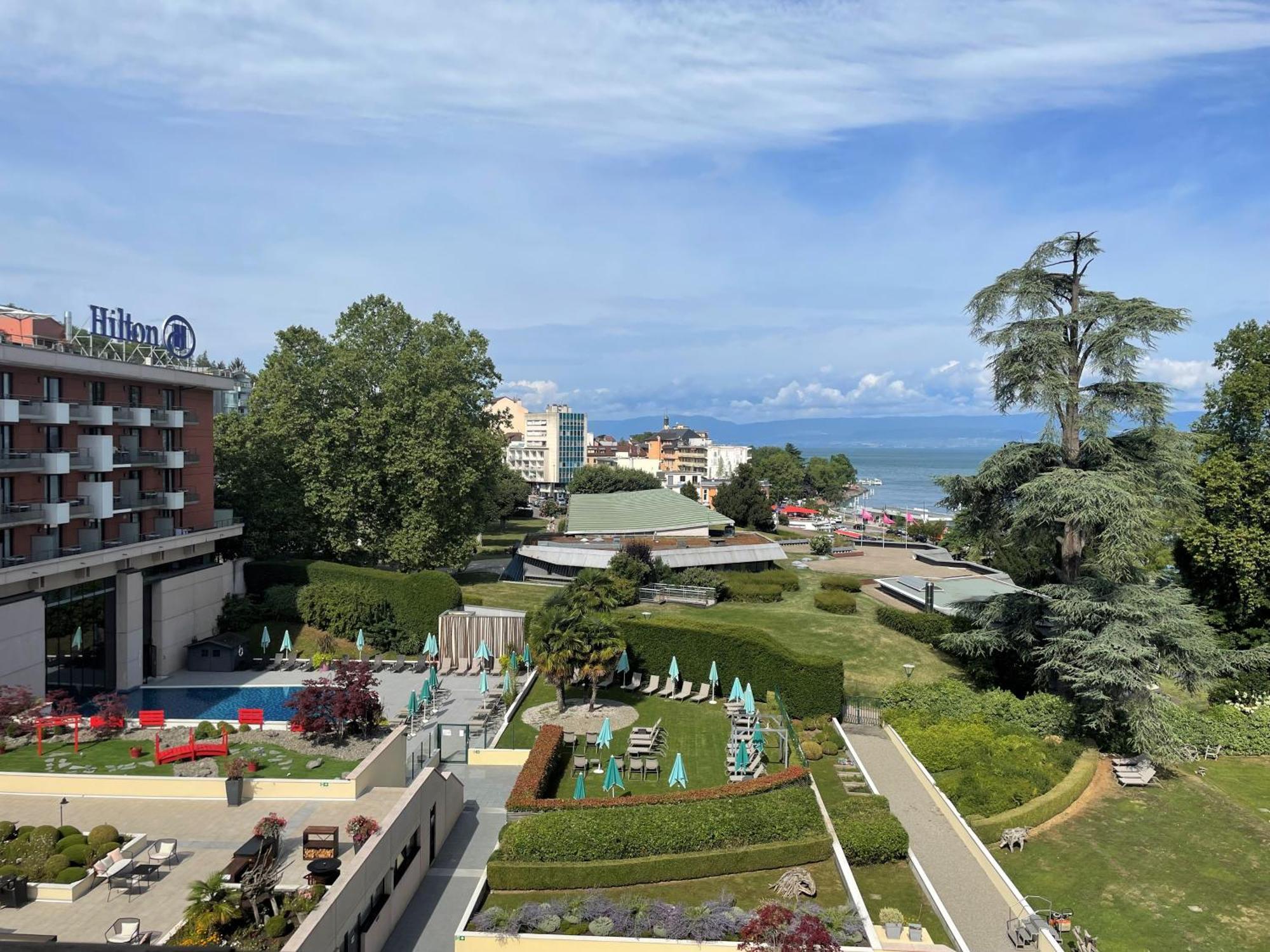 Hilton Evian Les Bains Hotell Exteriör bild