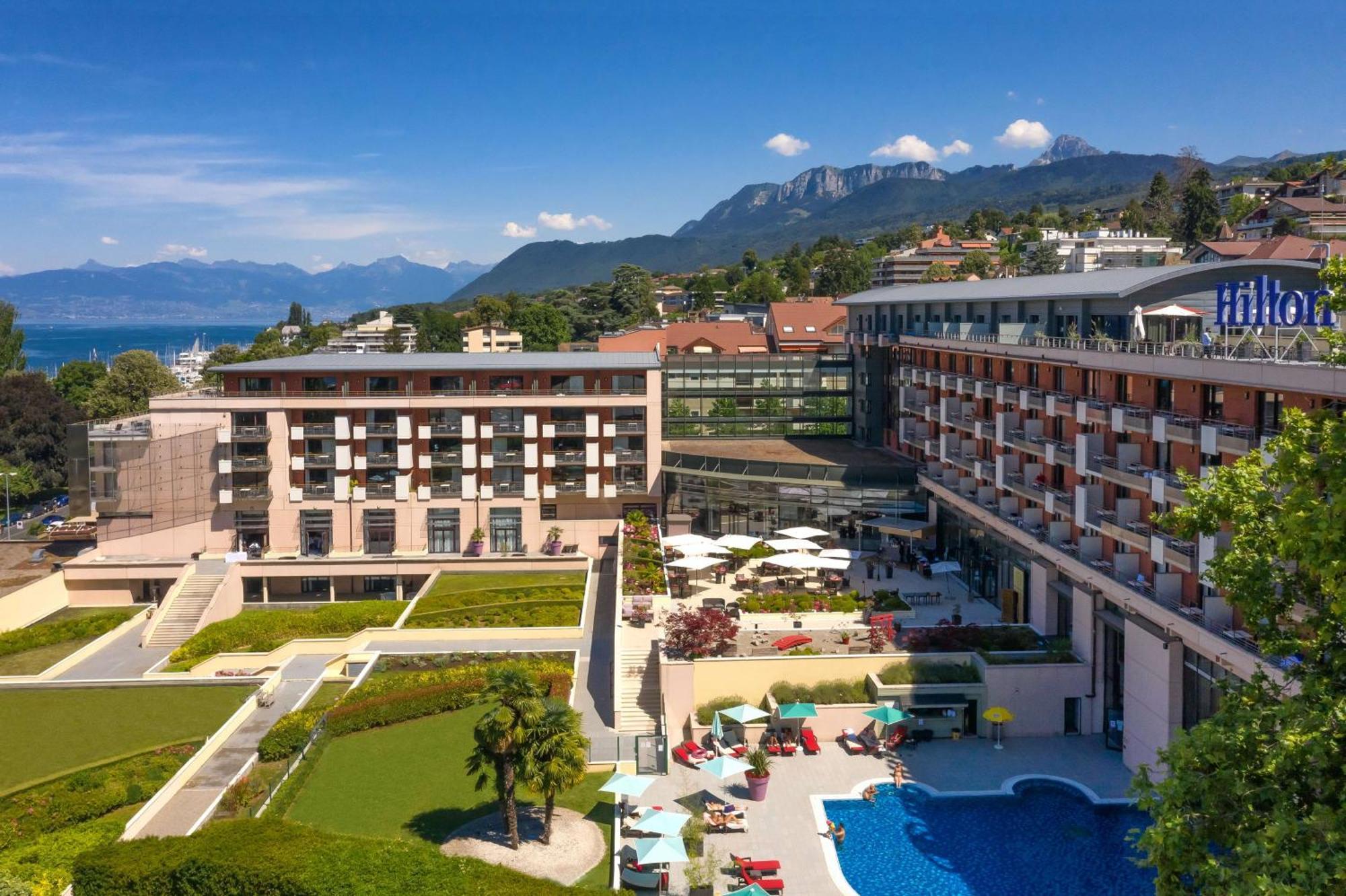 Hilton Evian Les Bains Hotell Exteriör bild